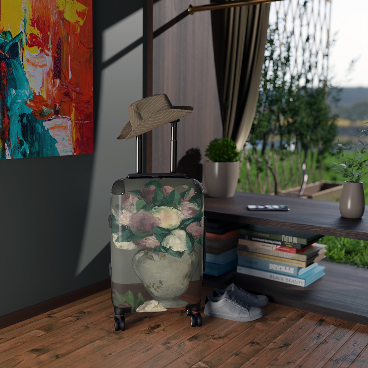 Manet, Édouard - Peonies (1864) - Suitcase