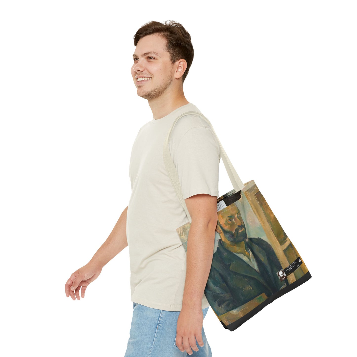 Cézanne, Paul - Portrait of the Artist with a Palette (1890) - Tote Bag