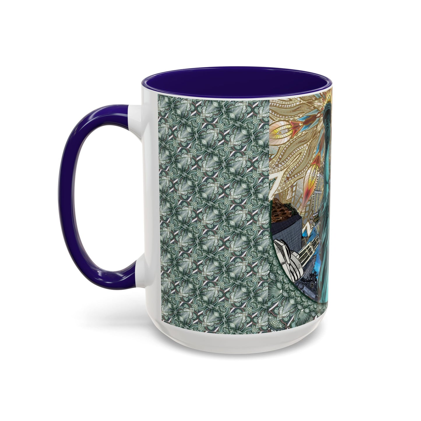 Pacio, Adam - Liberty Mandala - Colorful Accent Mugs