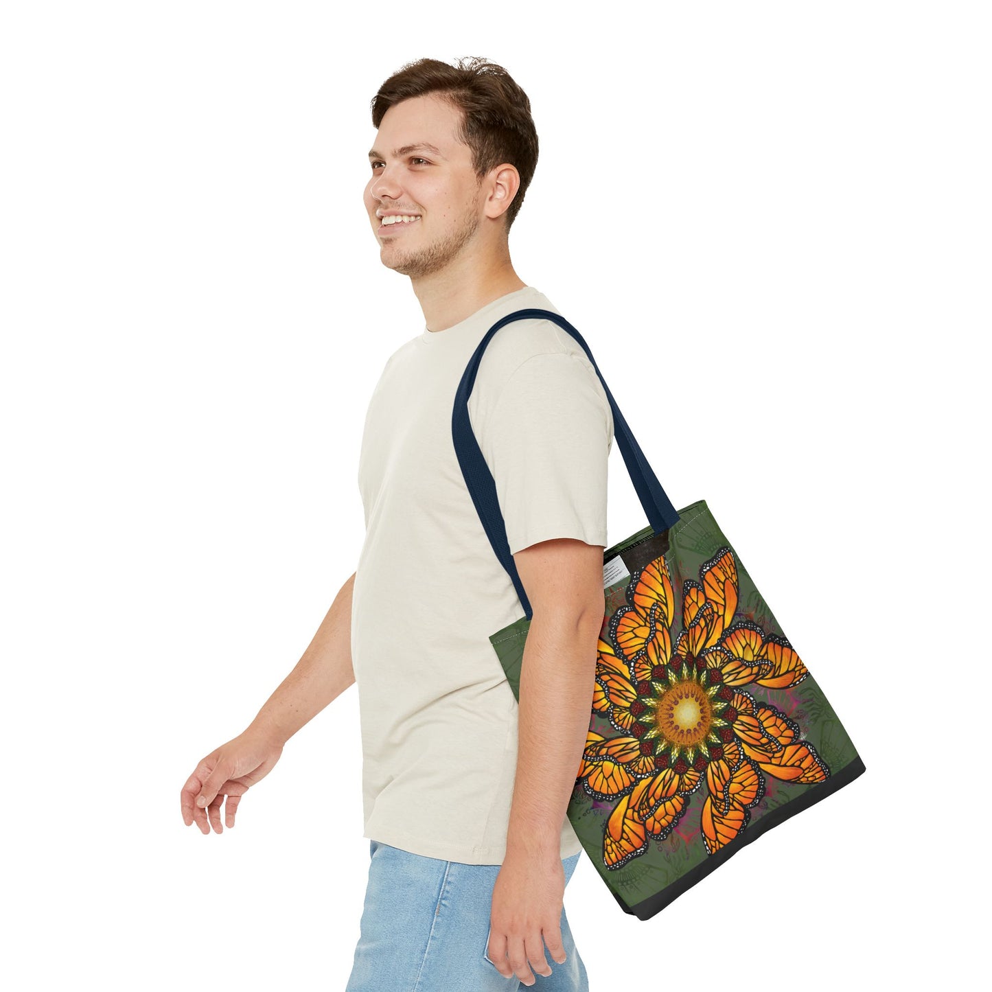 Pacio, Adam - Monarch Butterfly Mandala - Tote Bag