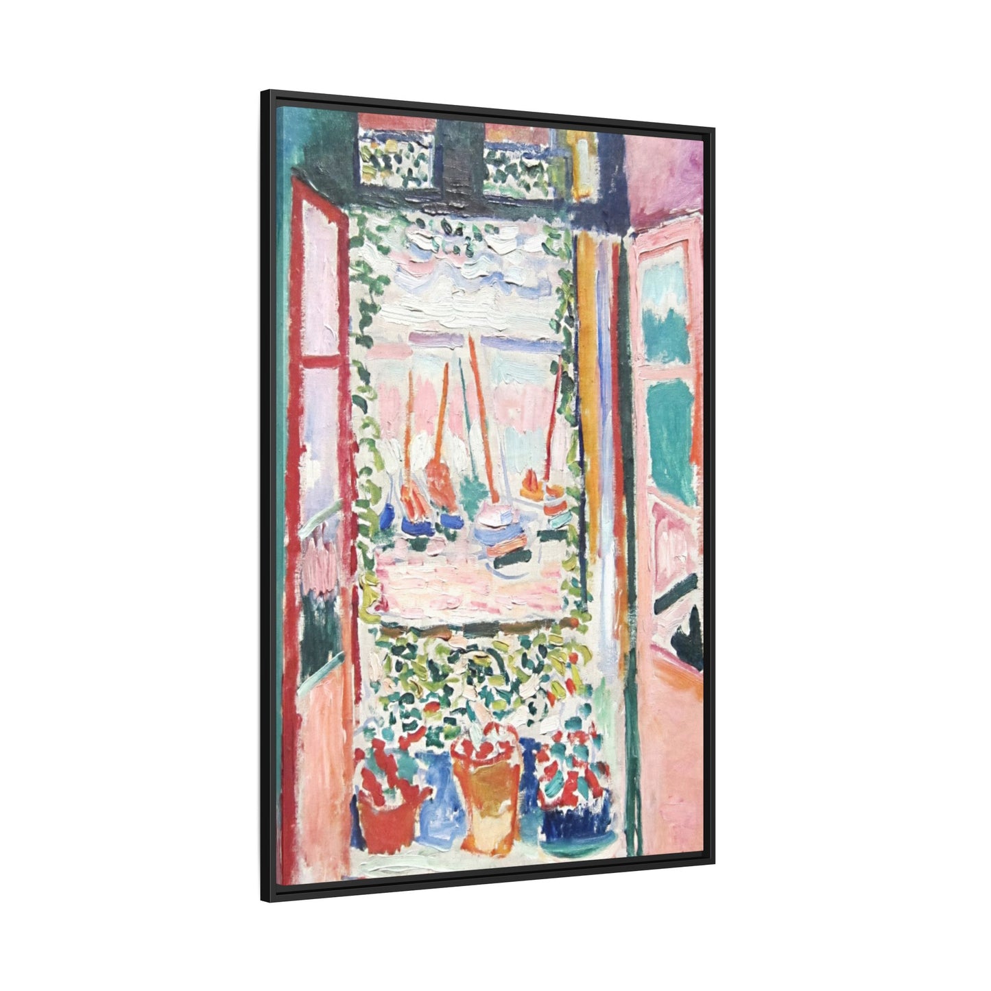 Matisse, Henri - Open Window, Collioure (1905) - Matte Canvas, Framed