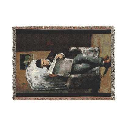 Cézanne, Paul - The Artist’s Father (1866) - Woven Blanket