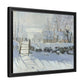 Monet, Claude - The Magpie (1868) - Matte Canvas, Framed