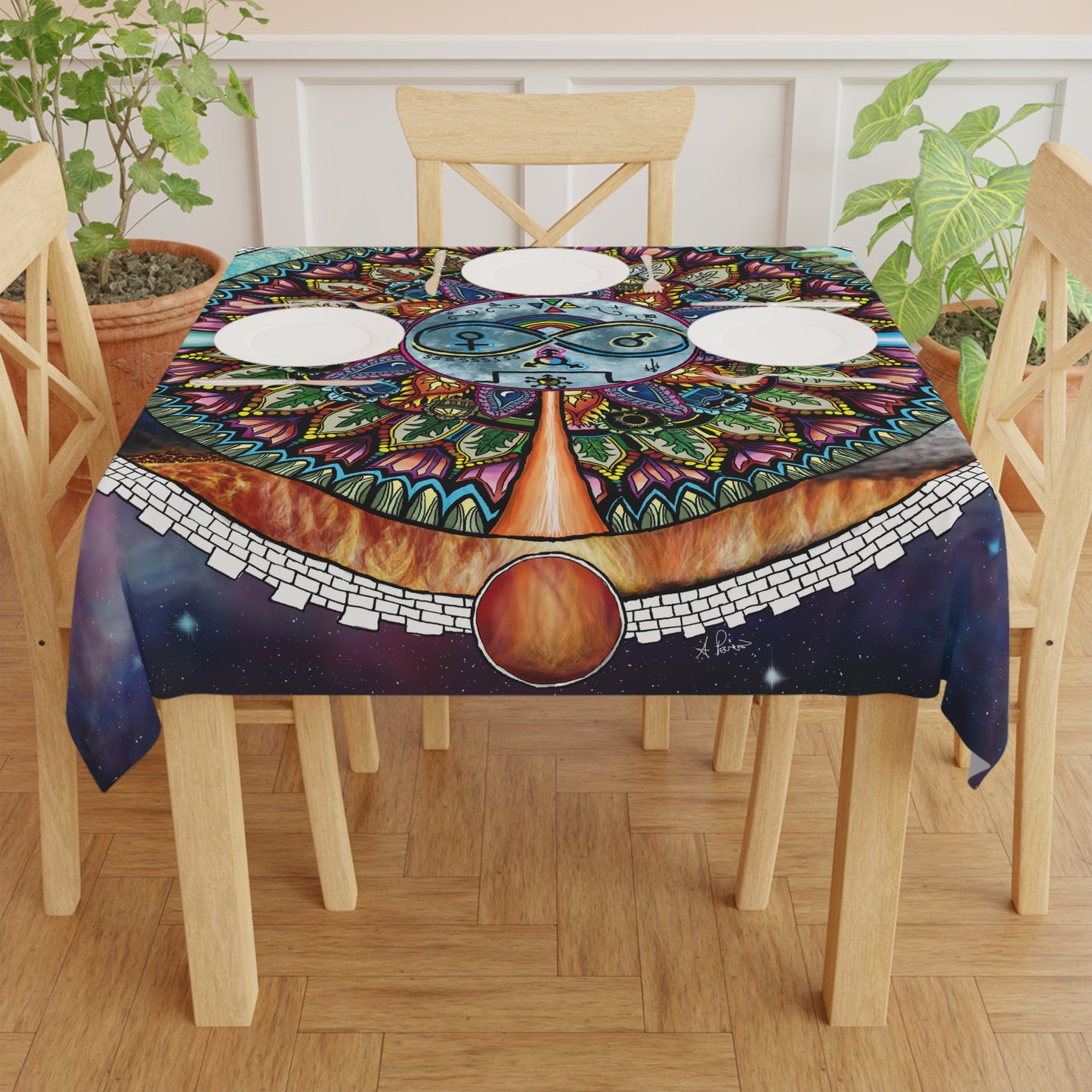 Lunar Rites Mandala - Tablecloth