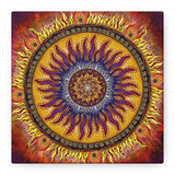 Solar Disc Mandala A - Canvas