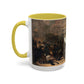 Courbet, Gustave - The Painter’s Studio (1855) - Colorful Accent Mugs