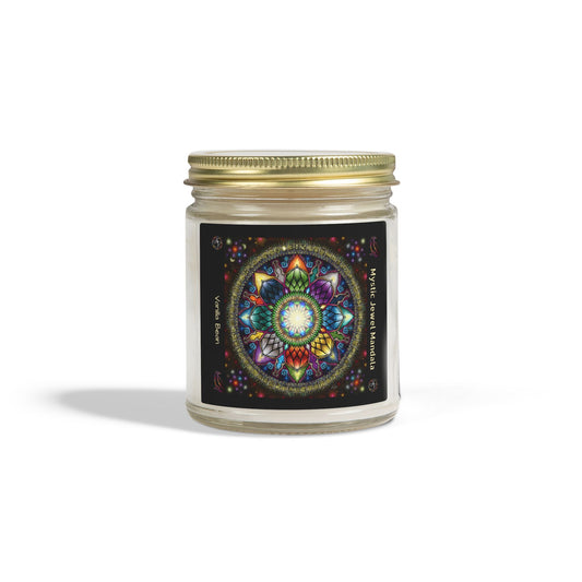 Mystic Jewel Mandala Scented Candle - Vanilla Bean (4oz, 9oz)