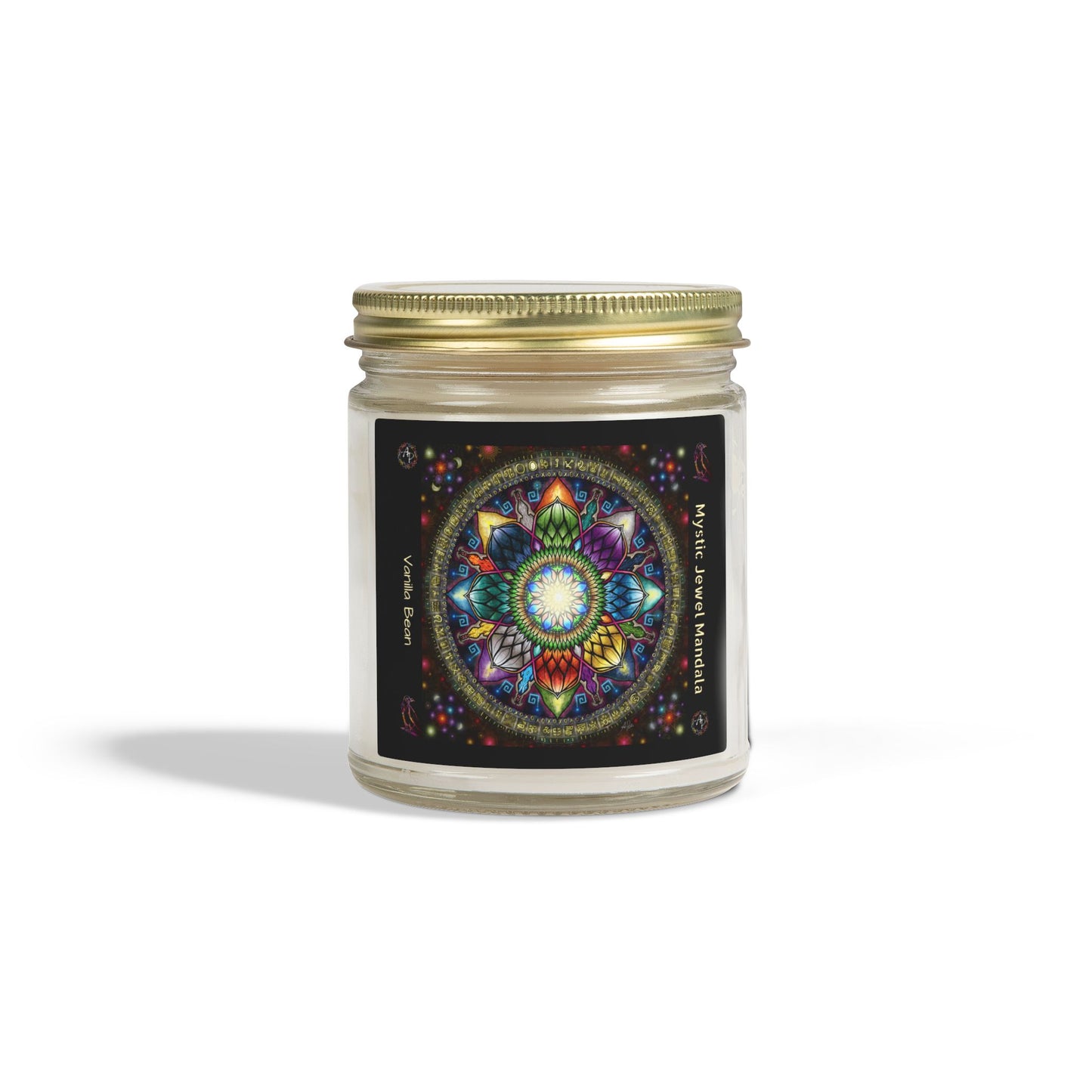 Mystic Jewel Mandala Scented Candle - Vanilla Bean (4oz, 9oz)