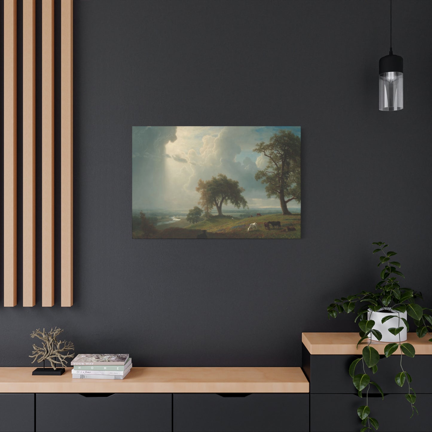Bierstadt, Albert - California Spring (1875) - Canvas Block, unframed