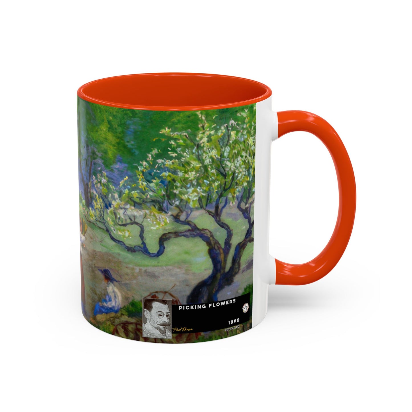 Ranson, Paul - Picking Flowers (1890) - Colorful Accent Mugs