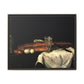 Cézanne, Paul - Still Life with Bread and Eggs (1865) - Matte Canvas, Framed