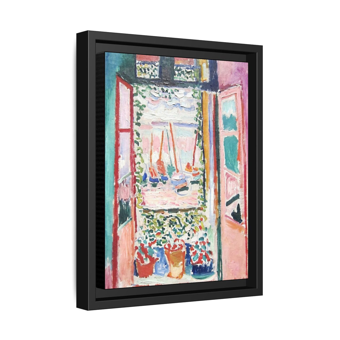 Matisse, Henri - Open Window, Collioure (1905) - Matte Canvas, Framed