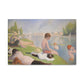 Seurat, Georges - Bathers at Asnières (1884) - Canvas Block, unframed