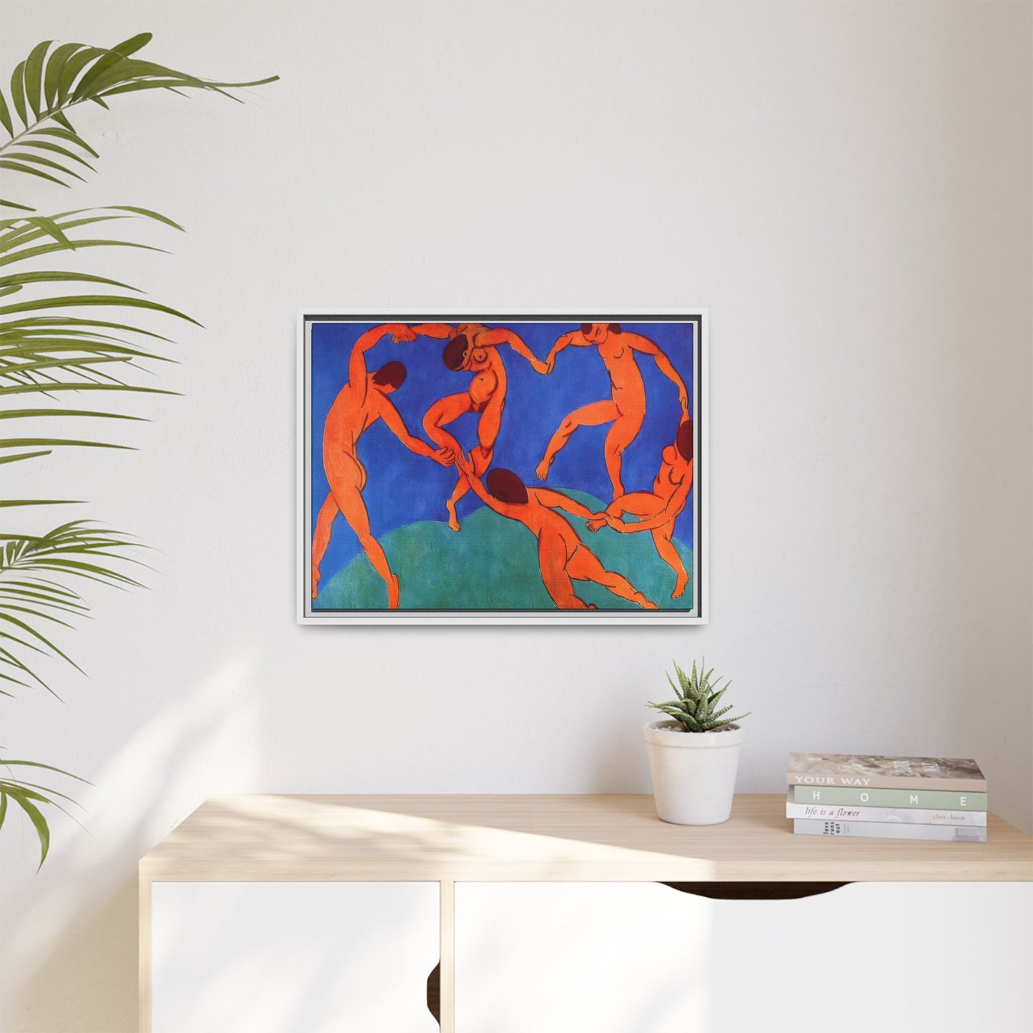 Matisse, Henri - Dance (II) (1910) - Matte Canvas, Framed