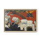 Gauguin, Paul - Vision of the Sermon (Jacob Wrestling with the Angel) (1888) - Matte Canvas, Framed