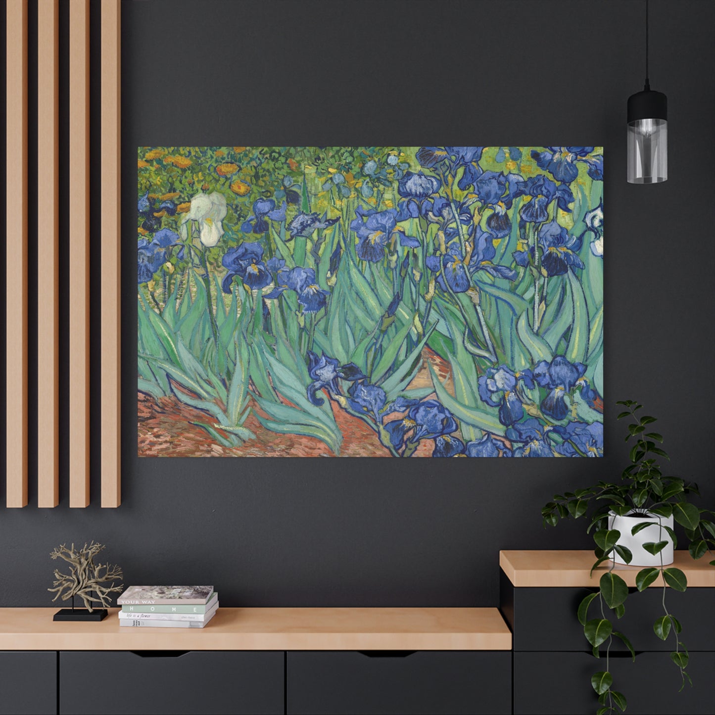 Van Gogh, Vincent - Irises (1889) - Canvas Block, unframed