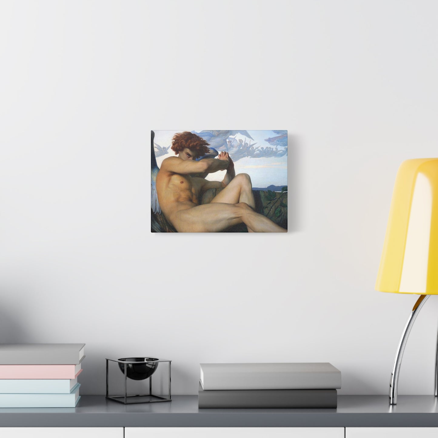 Cabanel, Alexandre - The Fallen Angel (1847) - Canvas Block, unframed