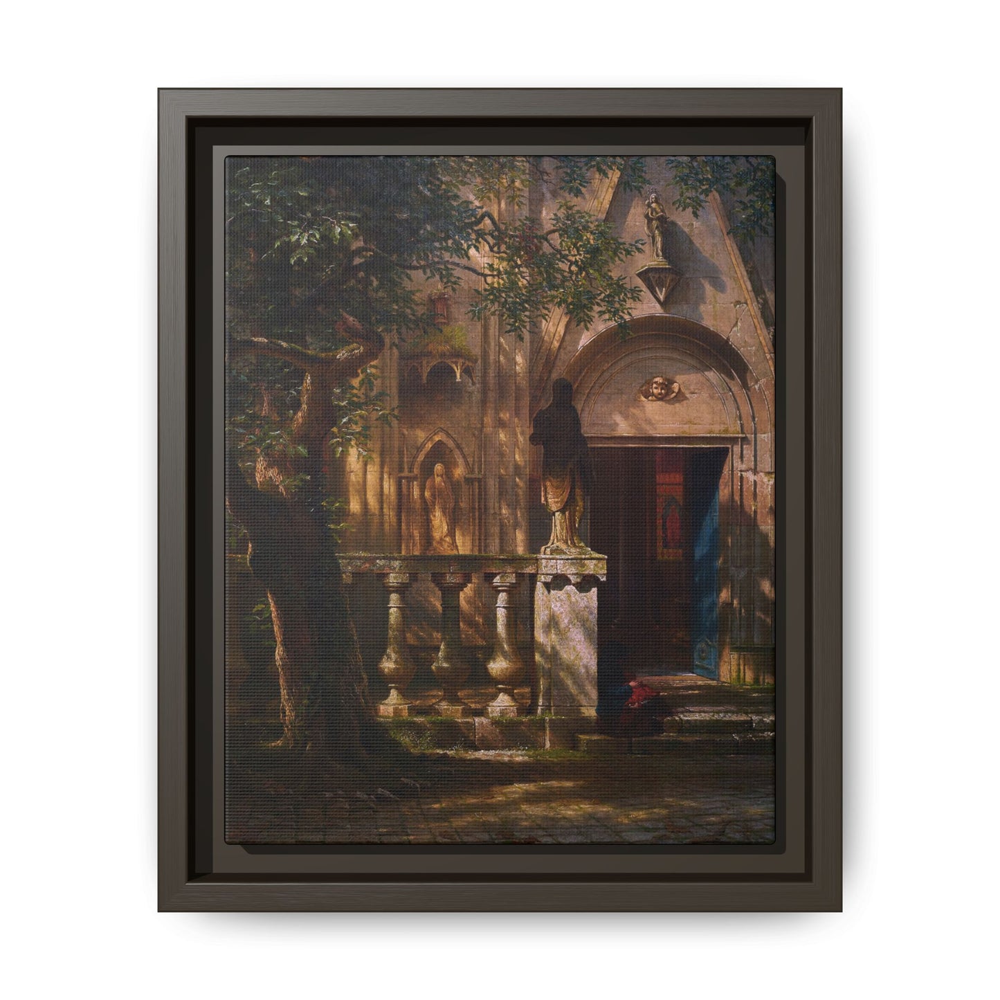 Bierstadt, Albert - Sunlight and Shadow  (1854) - Matte Canvas, Framed