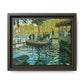 Monet, Claude - La Grenouillere (1869) - Matte Canvas, Framed