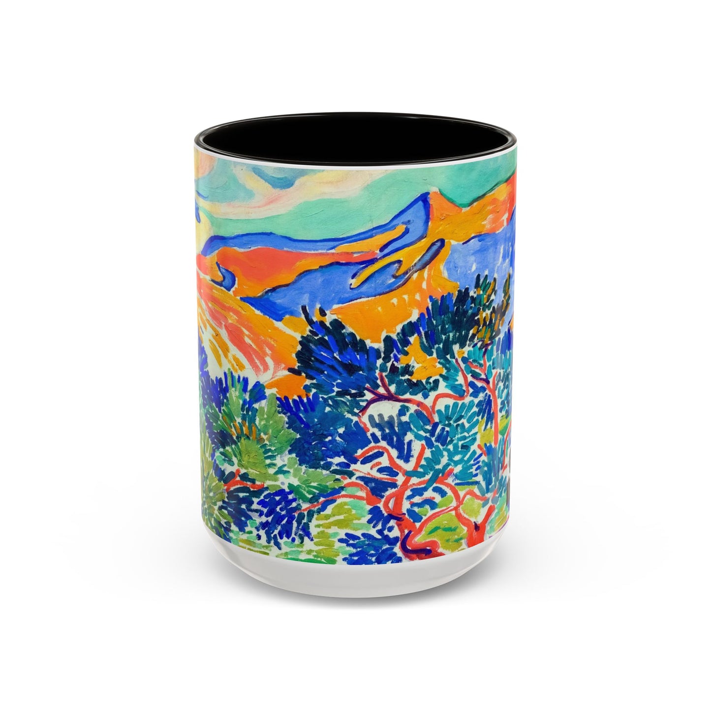 Derain, André - Mountains at Collioure (1905) - Colorful Accent Mugs