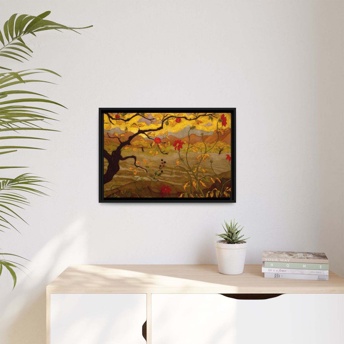 Ranson, Paul - Apple Tree with Red Fruit (1902) - Matte Canvas, Framed