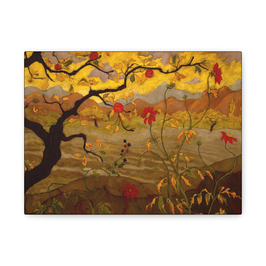 Ranson, Paul - Apple Tree with Red Fruit (1902) - Canvas Block, unframed