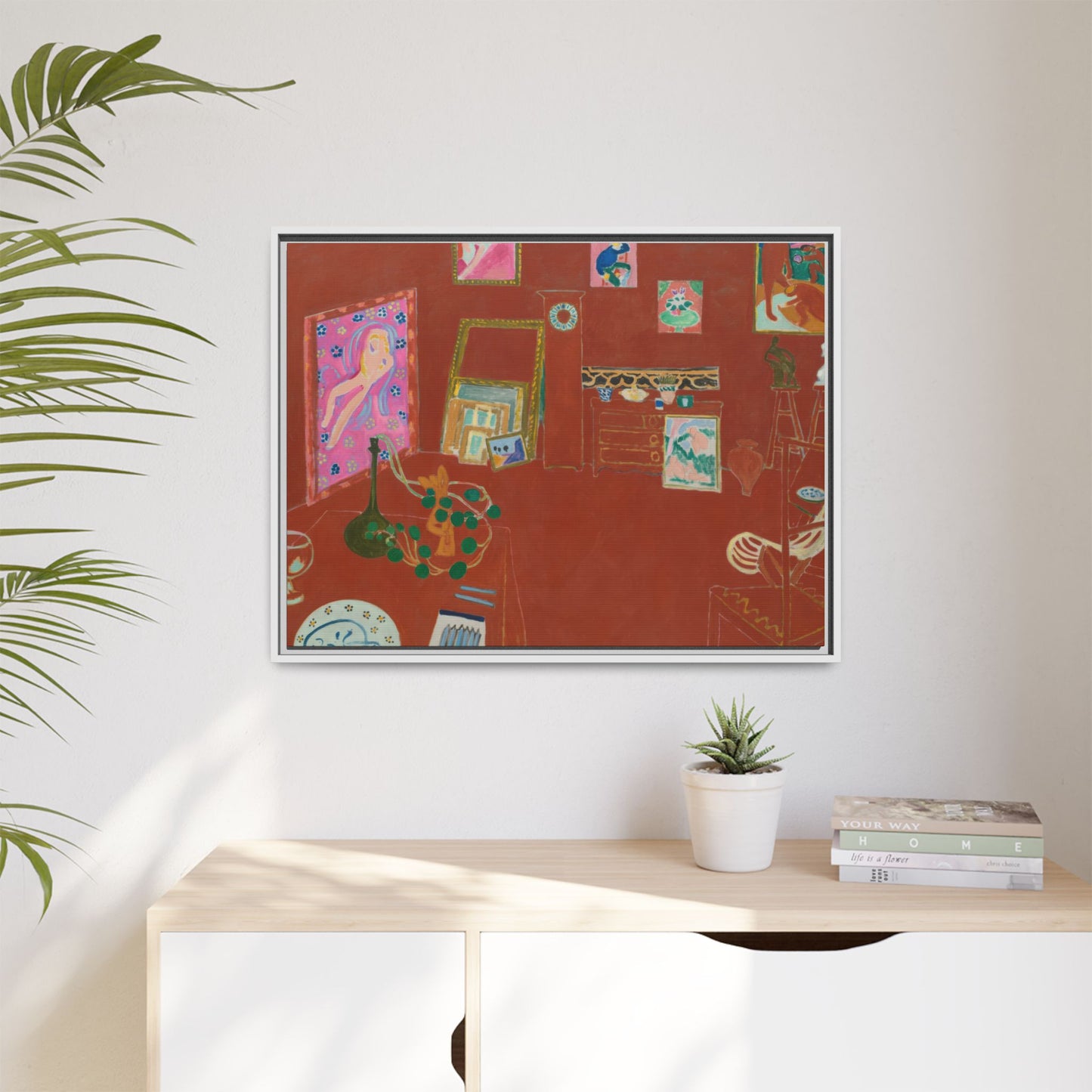 Matisse, Henri - The Red Studio (1911) - Matte Canvas, Framed