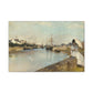 Morisot, Berthe - The Harbor at Lorient (1869) - Canvas Block, unframed