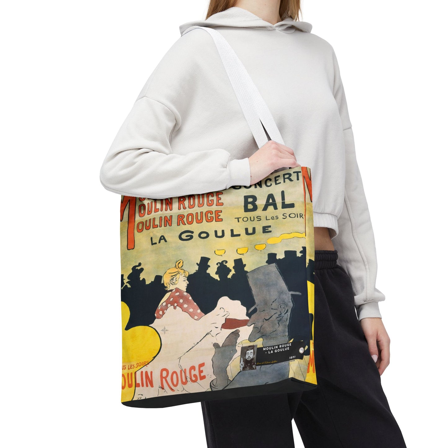 Toulouse-Lautrec, Henri - Moulin Rouge - La Goulue (1891) - Tote Bag
