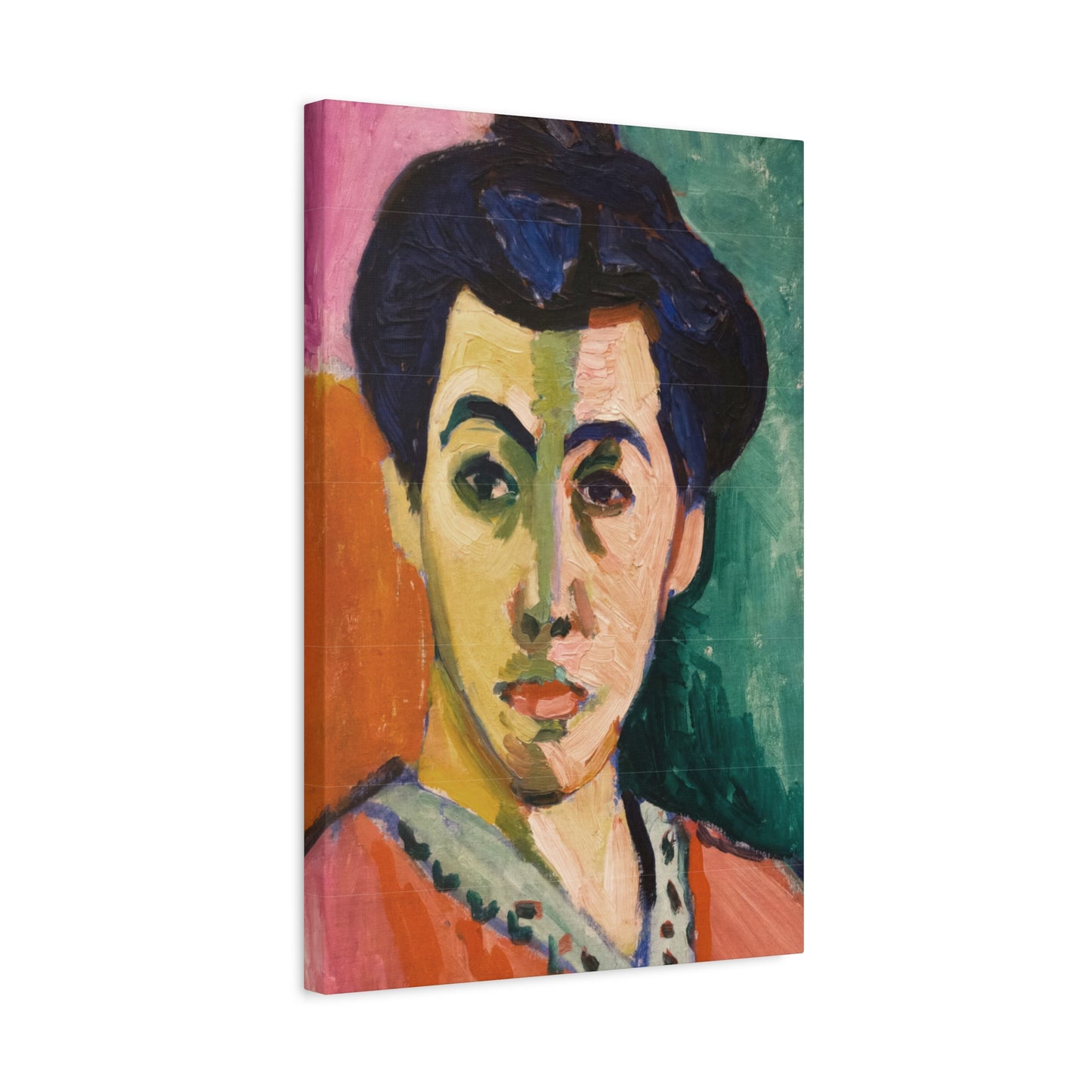 Matisse, Henri - The Green Stripe (1905) - Canvas Block, unframed