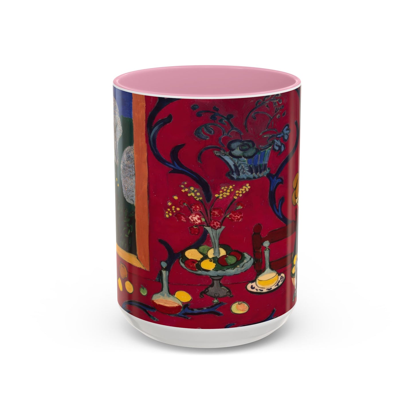 Matisse, Henri - The Dessert Harmony in Red (1908) - Colorful Accent Mugs