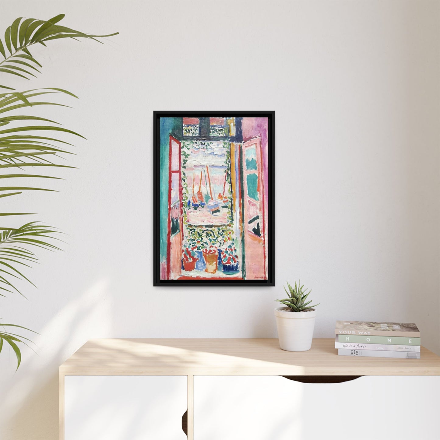 Matisse, Henri - Open Window, Collioure (1905) - Matte Canvas, Framed