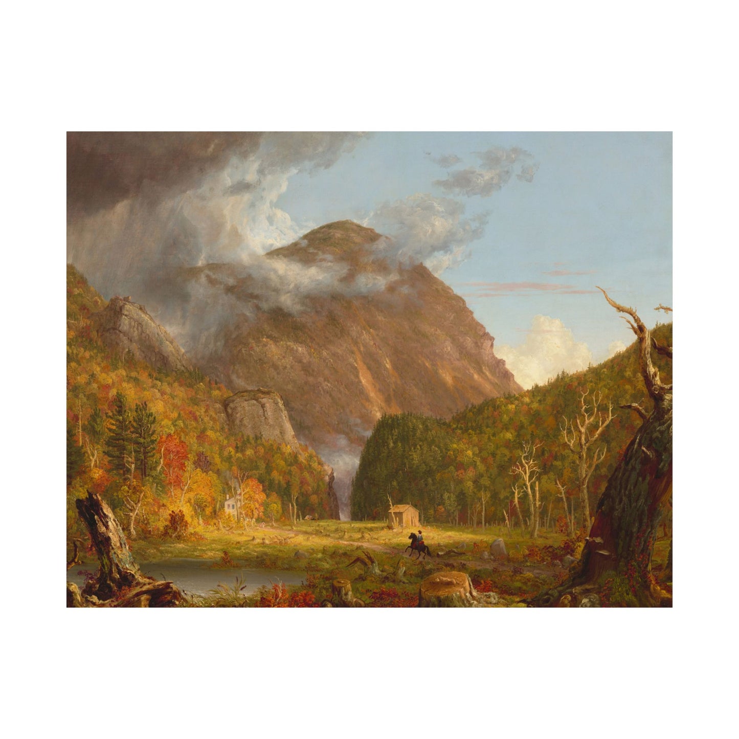 Cole. Thomas - The Notch of the White Mountains (1839) - Satin Posters