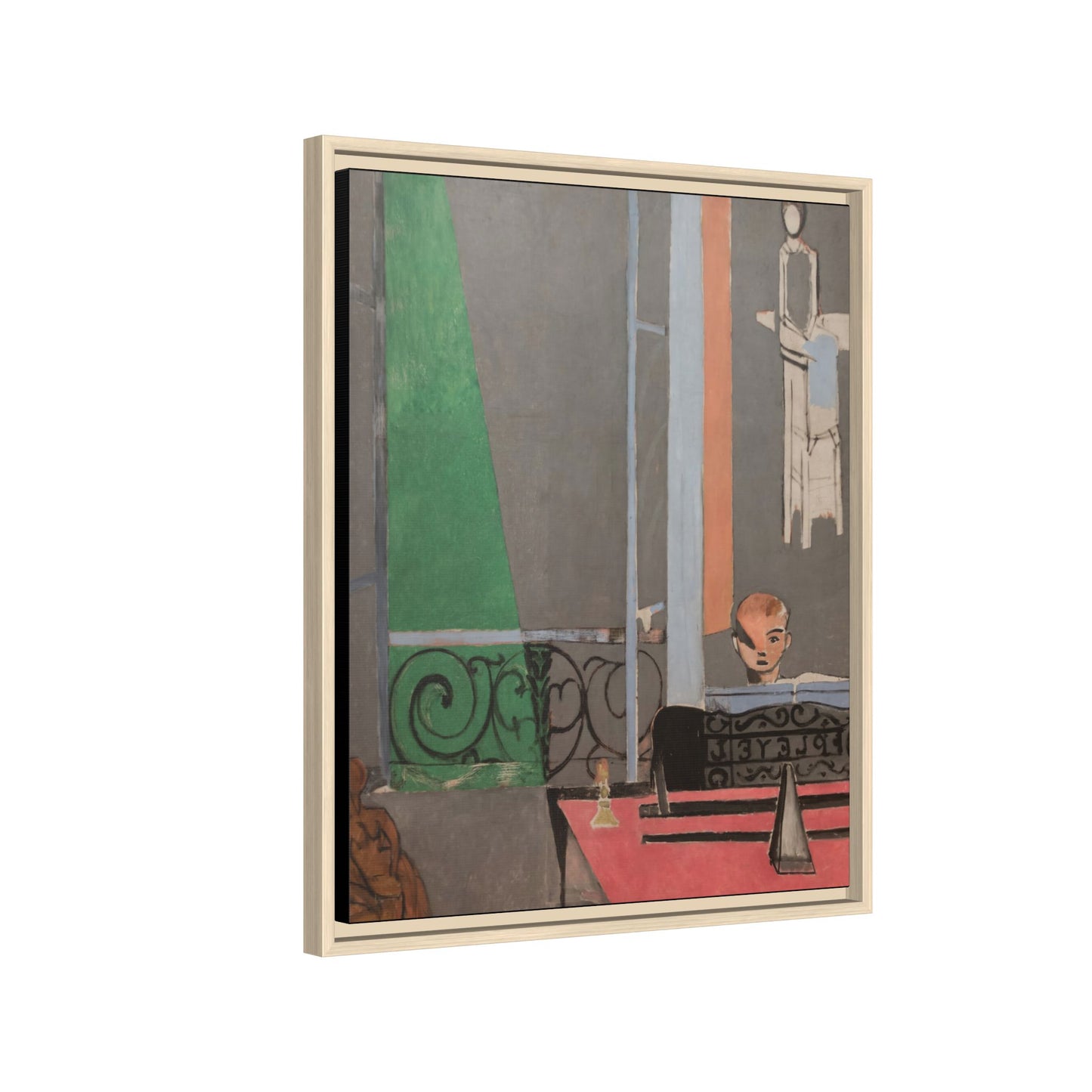 Matisse, Henri - Piano Lesson (1916) - Matte Canvas, Framed