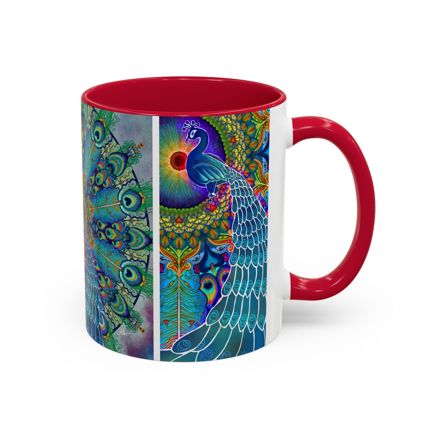 Pacio, Adam - Melek Taus Mandala - Colorful Accent Mugs