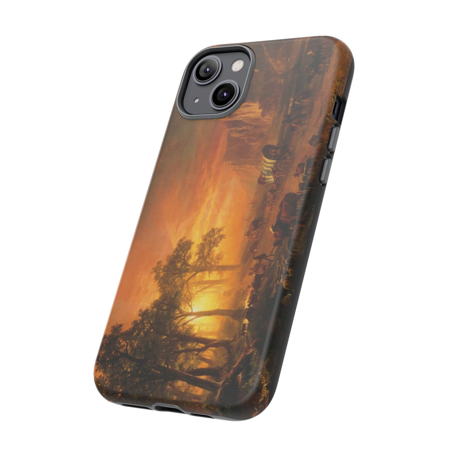 Bierstadt, Albert - Emigrants Crossing the Plains (1867) - Tough Phone Cases
