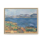 Cézanne, Paul - The Bay of Marseille, Seen from L'Estaque (1885) - Matte Canvas, Framed