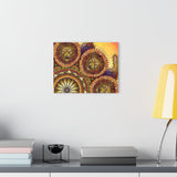 Lion Summer Mandala - Acrylic Block