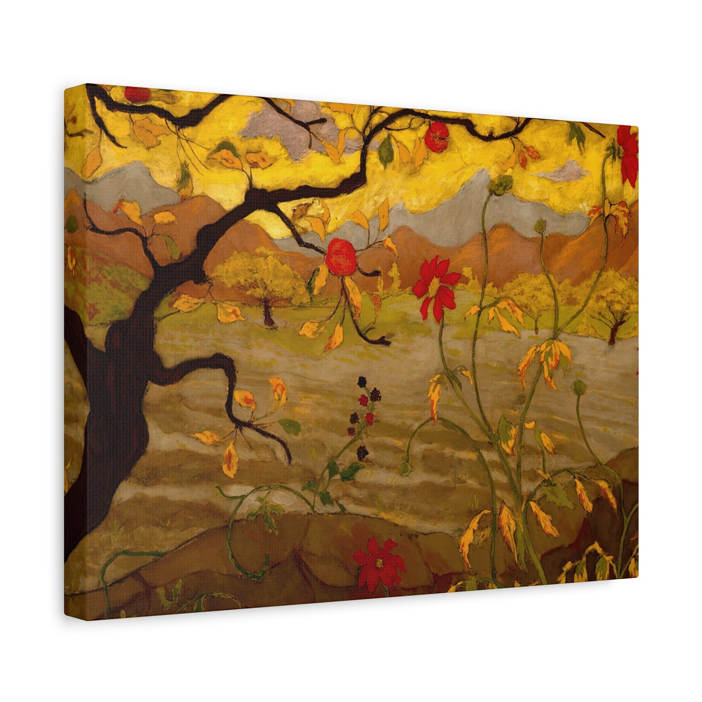 Ranson, Paul - Apple Tree with Red Fruit (1902) - Canvas Block, unframed