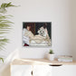 Manet, Édouard - Olympia (1870) - Matte Canvas, Framed