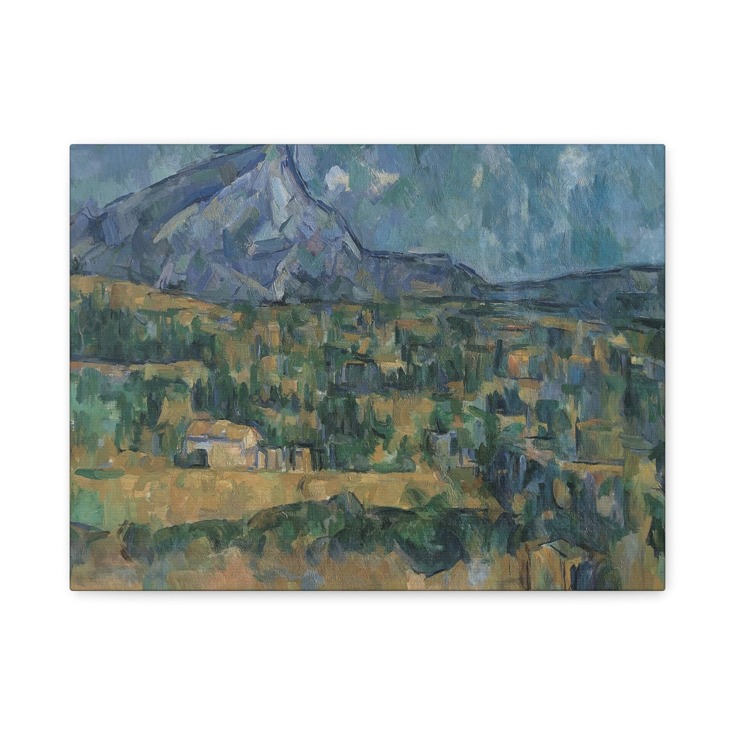 Cézanne, Paul - Mont Sainte-Victoire (1902) - Canvas Block, unframed