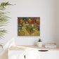 Van Gogh, Vincent - The Night Cafe (1888) - Matte Canvas, Framed