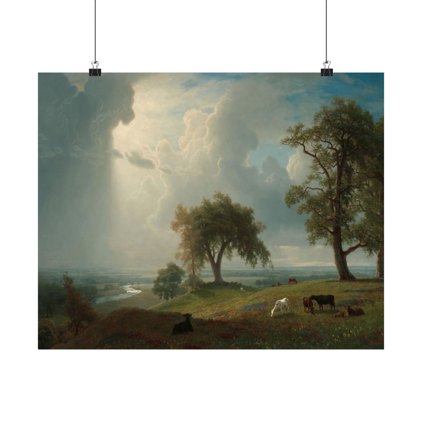 Bierstadt, Albert - California Spring (1875) - Satin Posters