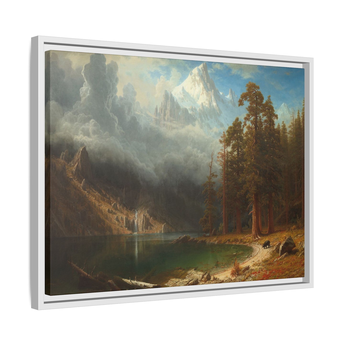 Bierstadt, Albert - Mount Corcoran (1877) - Matte Canvas, Framed