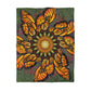 Pacio, Adam - Monarch Butterfly Mandala - Microfiber Duvet Cover