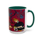 Matisse, Henri - The Dessert Harmony in Red (1908) - Colorful Accent Mugs