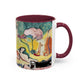 Matisse, Henri - The Joy of Life (1905) - Colorful Accent Mugs