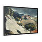 Cézanne, Paul - L’Estaque, Melting Snow (1870) - Matte Canvas, Framed