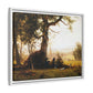 Bierstadt, Albert -  Guerrilla Warfare (1861) - Matte Canvas, Framed