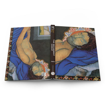 Filiger, Charles - The Recumbent Christ (1895) - Hardcover Journal Matte
